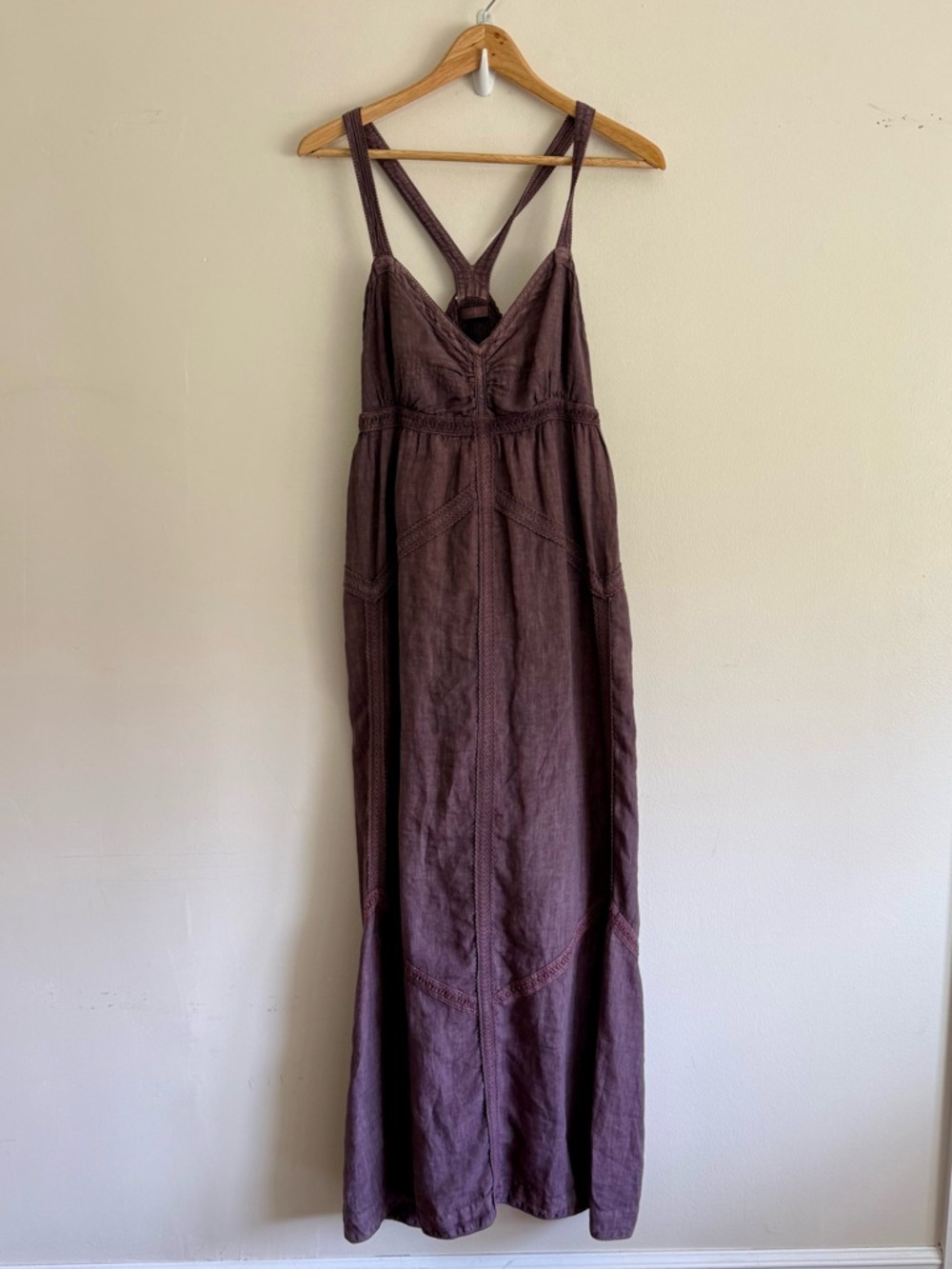 Wrap London Linen Maxi Dress Sleeveless Boho